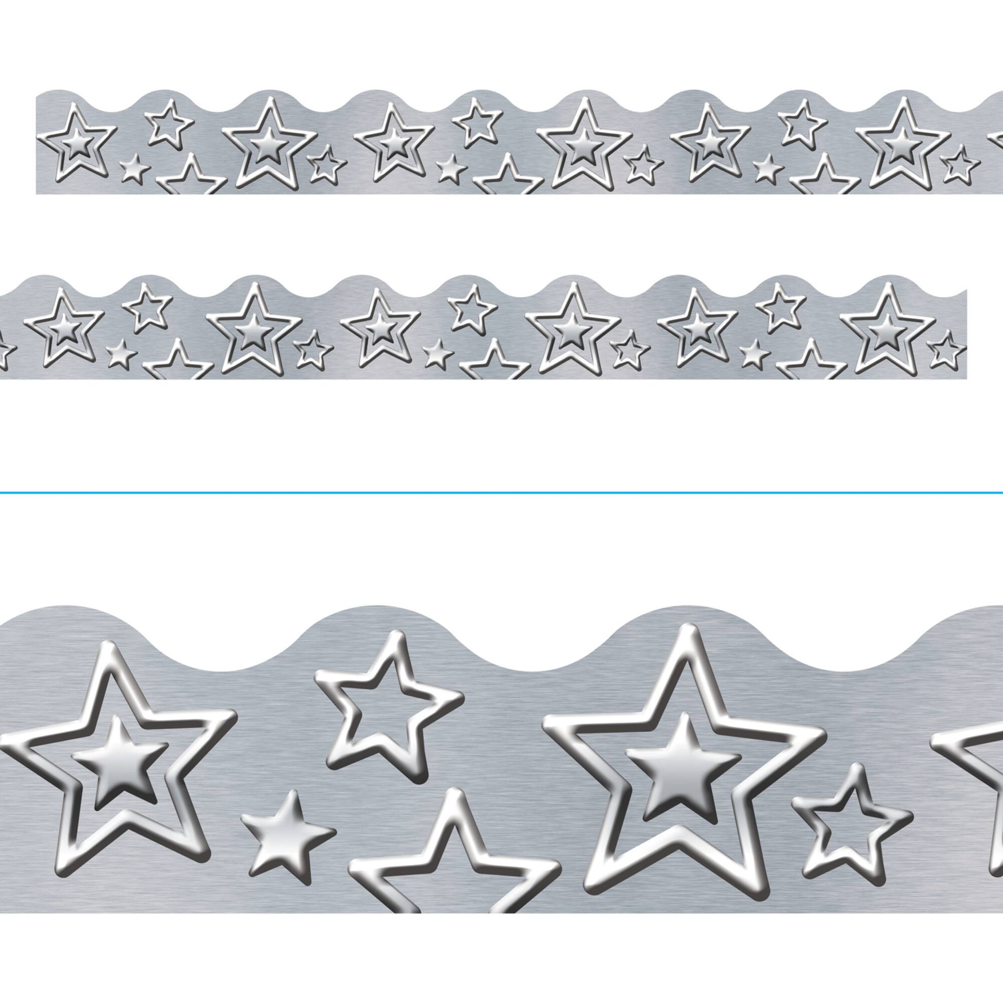 I Heart Metal Silver Stars Terrific Trimmers®